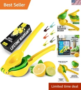 Vibrant Yellow & Green Citrus Juicer - Maximum Juice with Minimal Effort - Picture 1 of 10
