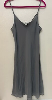 Allsaints Slip Dress Womens 90s Y2K Gray Unlined Light Weight Size 8 - Image 1 of 4