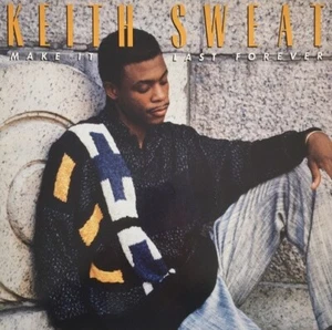 KEITH SWEAT Make It Last Forever Vinyl Record Album LP Vintertainment 1987 Soul - Picture 1 of 6