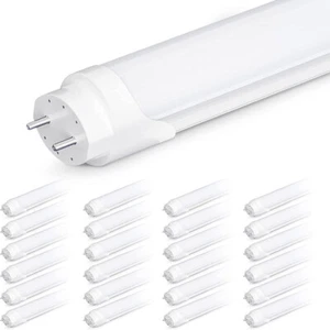 25 Pack 22W 48 inch 4ft LED Fluorescent Tube Light Bulb G13 T8 Lamp Fixture - Picture 1 of 12