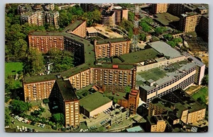 Vintage Sheraton-Park Hotel Washington DC Aerial View Postcard - Picture 1 of 2
