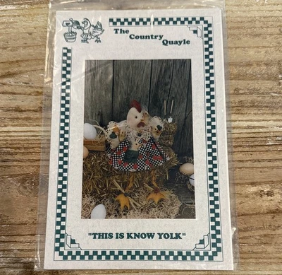 Vintage The Country Quayle Chicken And Chicks Sewing Pattern  - Image 1 of 3