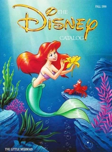 THE DISNEY CATALOG-FALL 1990-LITTLE MERMAID COVER-NO MAILING LABEL-DICK TRACY - Picture 1 of 2