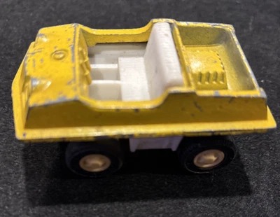 Vehículo anfibio amarillo ATV Tootsie 1970 diecast y plástico vintage 3" Foto 1 de 4