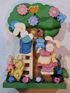 3D Holzskulptur mit Frühlings-/Ostmotiv - Bild 1 von 7