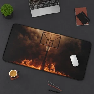 Alfombrilla de escritorio con temática de baloncesto, decoración deportiva, alfombrilla de ratón, alfombrilla para romper tarjetas ¡Envío gratis! - Imagen 1 de 13