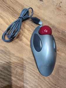 TESTED Logitech T-BC21 USB Optical Trackman Marble Mouse Trackball - Picture 1 of 6