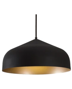 Kuzco Lighting 49117-BK/GD Helena Pendant Light – Black/Gold, Used - Picture 1 of 8