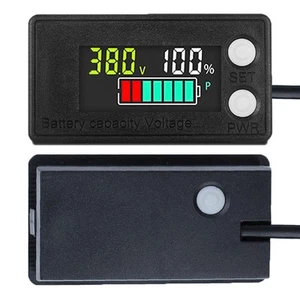 IPX7 Waterproof 12V 24V 36V 48V 60V 72V Golf Cart Voltage Meter Battery Capac... - Picture 1 of 6