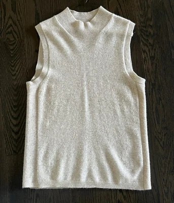Veronica Beard Mahaley Cashmere Shell  Sleeveless Sweater S - Image 1 of 4