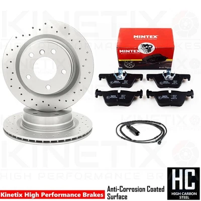 Für BMW 316d 318d 320d 325d 316i 318i 320i M Sport Ha Bremsscheiben Mintex Pads - Bild 1 von 4