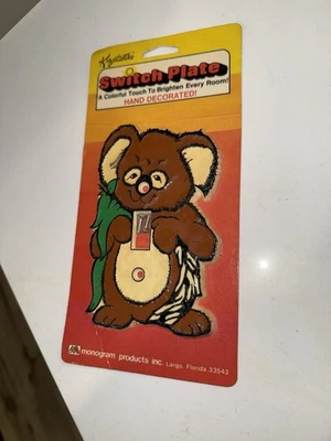 Cubierta de placa de interruptor Krystalike Koala de colección nueva en paquete Foto 1 de 2