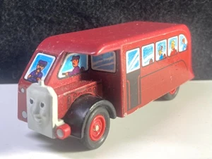 BERTIE BUS ! THOMAS FRIENDS TRAIN ERTL DIECAST ! 1988 SHINING TIME - Picture 1 of 8