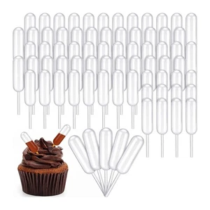 1000 Pezzi 4 Ml Pipette Plastica Pipette Trasferimento in Arte Trasparente3893 - Foto 1 di 7