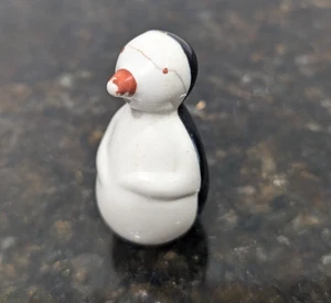 Vintage Roly Poly Penguin Weighted Toy- Weeble Wobble 1960’s Made in Germany - Picture 1 of 7