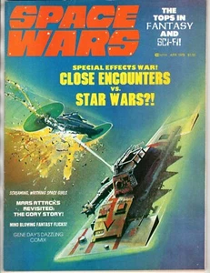 SPACE WARS v2 #2 1978 MARS ATTACKS TARJETAS Pulps STAR TREK CÓMICS Ciencia ficción Película para televisión - Imagen 1 de 2