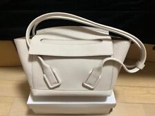 BOTTEGA VENETA The Arco Leather Handbag Tote Bag White Used From Japan
