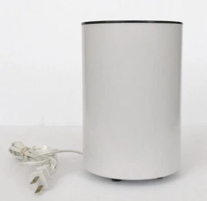 Vintage Steel White Cylinder Floor Can Up Light Lamp MCM Vibes - Picture 1 of 3