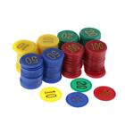 160x Pokerset Chips Pokerchips Poker Set für Bingo-Spiel, aus Kunststoff