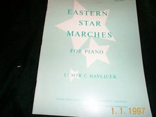 Eastern Star Marches for Piano - Lumir C. Havlicek - Paperback - Acceptable