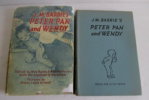 PETER PAN & WENDY J M Barrie Retold by May Byron  with Mabel Lucy Attwell Illus. - Picture 1 of 7