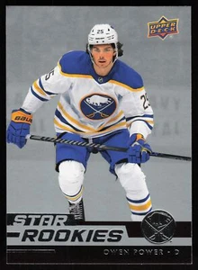 2022-23 2022-23 NHL STAR ROOKIES Owen Power Rookie Buffalo Sabres #4 Super - Picture 1 of 2