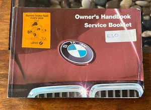 BMW 3 SERIES OWNERS MANUAL HANDBOOK 316 318i 320i 325e 325i 324d E30 1982-1992 - Picture 1 of 2