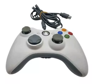 🌻Original Xbox 360 Controller Gamepad Kabelgebunden weiß ohne USB Adapter🌻 - Bild 1 von 5