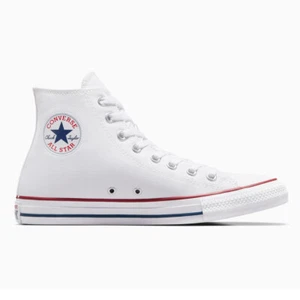 Converse All Star chuck taylor HI alte scarpe uomo donna tela bianco 39 40 43 44 - Imagen 1 de 12