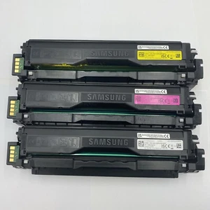 3 x Samsung Toner Cartridges CLT-P504S/ELS Yellow Magenta Black K12 - Picture 1 of 9