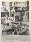 Antique Print Bread Making Moulding Machine Food Industrial Machinery 1926