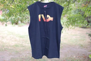 New RED STRIPE Mens Sleeveless Black Graphic Tee T-Shirt XL NWT - Picture 1 of 6