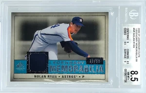 BGS 8.5 /99 Nolan Ryan GAME USED Patch Pop 1 2008 SP Legendary Cuts Relic ASTROS - Picture 1 of 4