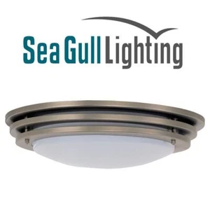 Sea Gull 4-Light GU24 Base Flush Mount Brushed Nickel w Acrylic, 59251BLE-962 - Picture 1 of 1