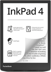 PocketBook InkPad 4 Eye-Friendly Audio E-Book Reader großes 7,8ʺ E-Ink Display - Bild 1 von 9