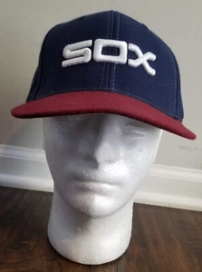 RARE vintage Chicago White Sox youngan Mitchell & Ness 7 3/8 Cooperstown Blue - Picture 1 of 5