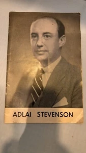 Adali Stevenson für Präsident Broschüre - Bild 1 von 6
