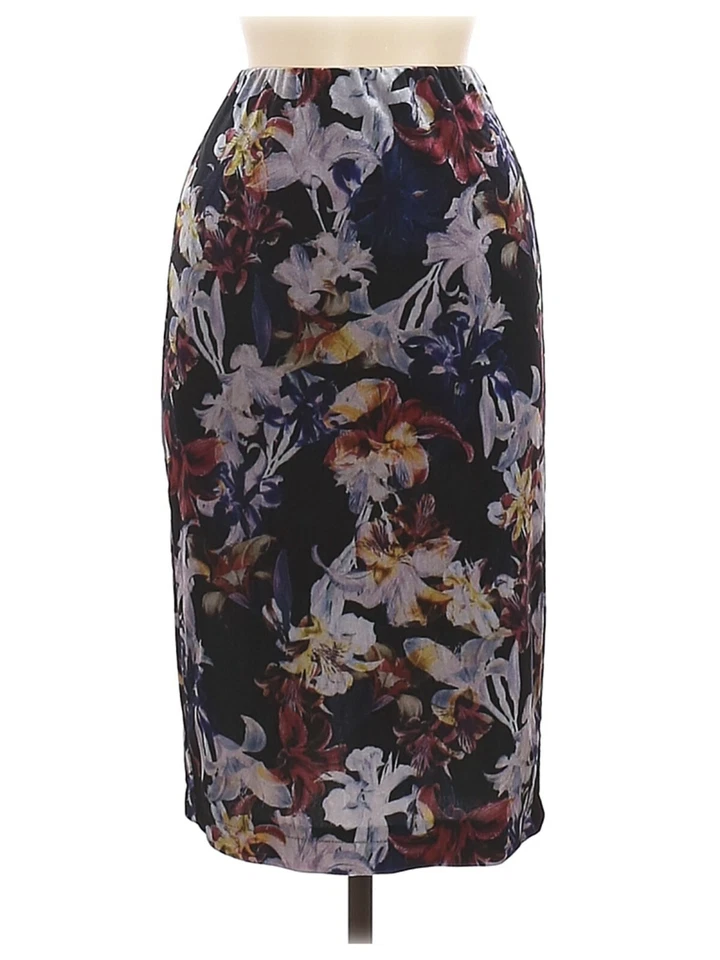 Catherine Malandrino Midi Skirt Womens XS Multicolor Floral Print - Image 1 of 2