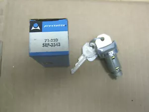 Prestolite lock cylinder, 71-22D (SRP-3543), Buick GMC Chevy Corvette NOS - Picture 1 of 1