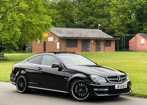 2014 14 MERCEDES-BENZ C CLASS 6.3 C63 AMG V8 MCT SpdS 2DR COUPE PETROL FMBSH - Picture 1 of 24