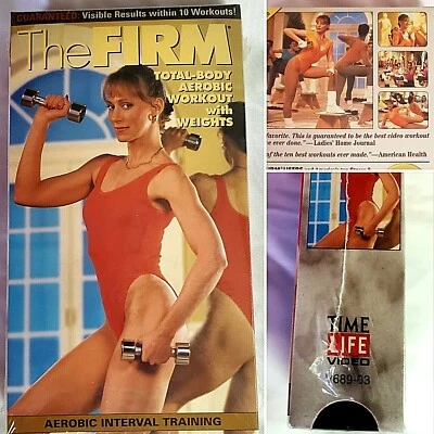 THE FIRM TOTAL BODY AEROBIC WORKOUT W/ WEIGHTS VOL 3 SANDAHL BERGMAN TIME LIFE - Image 1 of 4