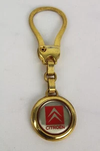 Zubehör Auto Historic Oldtimer Schlüsselanhänger Citroen Jahre 80 Metall NOS 2CV Dyane - Bild 1 von 3