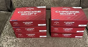 NEW Callaway Chrome Soft 2024 Golf Balls White - 6 dzn Pack (72 balls) - Picture 1 of 9