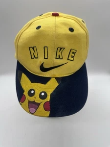 De colección Talla Juvenil Nike SnapBack Sombrero Personalizado Pokémon Pikachu Sombrero Gorra Amarillo - Imagen 1 de 5