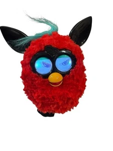 Furby Boom 2012 Red Black And Teal - All The Fun Noises And Movements - Working - Picture 1 of 7