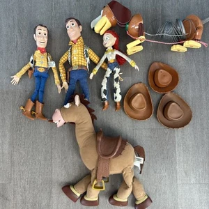 Disney Toy Story Pull String Talking Woody Buzz Slinky Zurg Buzz Jessie w/ Hats - Picture 1 of 13