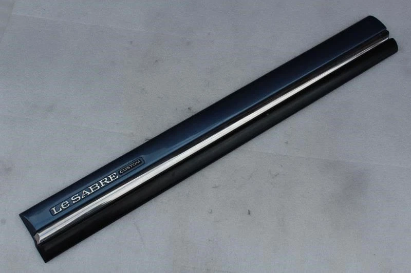 Buick Lesabre 1997 1998 1999 puerta delantera izquierda moldura 27U azul 25651219 Foto 1 de 4