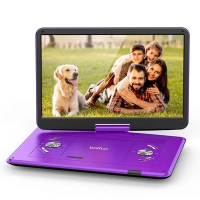 BOIFUN Tragbarer DVD-Player, Auto-DVD-Player, unterstützt USB/SD-Karte/Sync-TV - Bild 1 von 4
