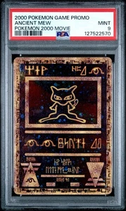 Carta Holo Antica Mew Promo Pokemon il Film 2000 PSA 9 - Foto 1 di 3