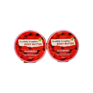 Beautifully Scrumptious Raspberry Body Butter 2x220ml - NEU UK LAGER KOSTENLOSER VERSAND - Bild 1 von 2